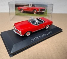 Mercedes 230 SL Roadster 1963 1/43 IXO Boite Vitrine