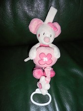 Doudou Nicotoy Peluche Souris Rose MIMI Musicale TTBE
