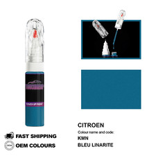 POUR CITROEN BLEU LINARITE KMN Kit de fixation pinceau stylo peinture retouch...