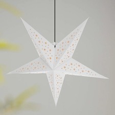 Lampe forme étoile - d'étoile, abat