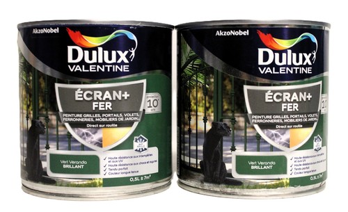 Lot peinture fer dulux - peinture,