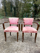 2 fauteuils bridge Vintage