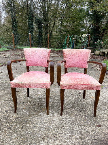 Fauteuils bridge vintage - 2,