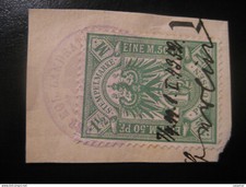 Prusse Stempelmarke 1 1/2 1899