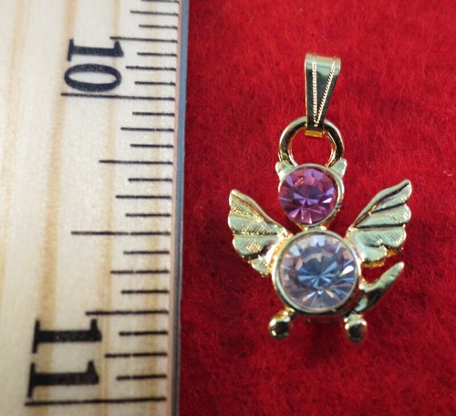 Pendentif charm ange chat - pendentif,