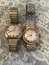 2 Vtg Timex Watches 1 Electric