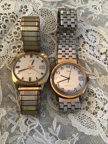 Vtg timex watches electric - timex,
