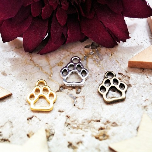 Breloques patte chien chat - breloques,