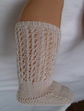 Poupée ancienne : chaussettes