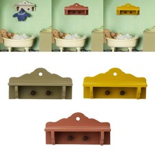 Hatte de poupée et porte-manteau miniature Hangle de vêtements miniatures