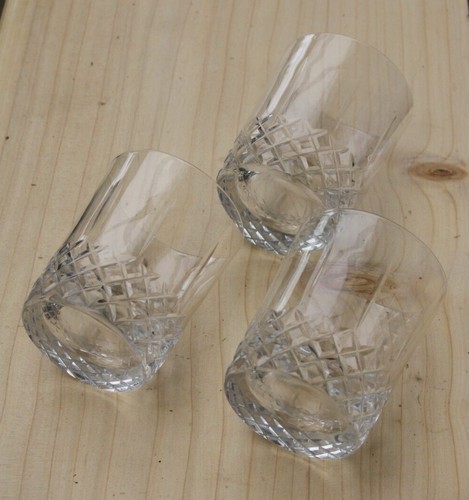 Verres whisky cristal - 3, à