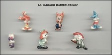 SERIE COMPLETE DE FEVES LES BABIES WARNER PLAT RELIEF