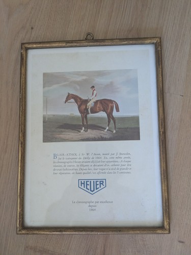 Antique advertising heuer - advertising,