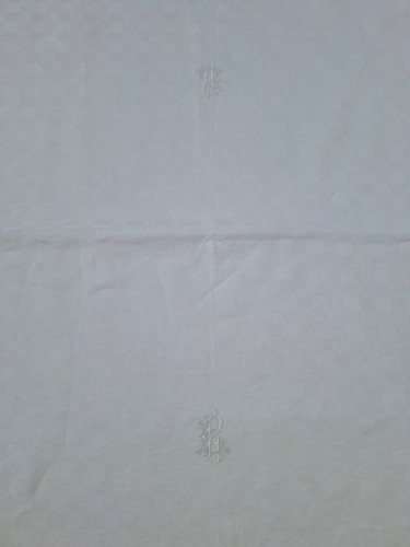 Grande nappe ancienne lin - nappe,