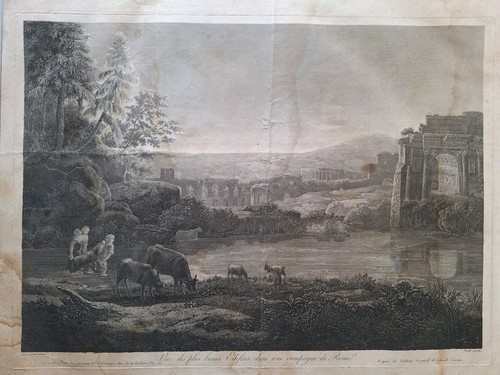 Gravure ancienne signé - gravure,