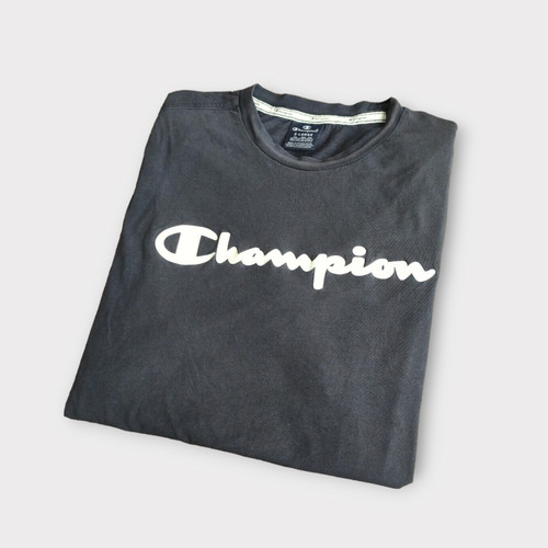 Shirt champion bleu spellout - champion,