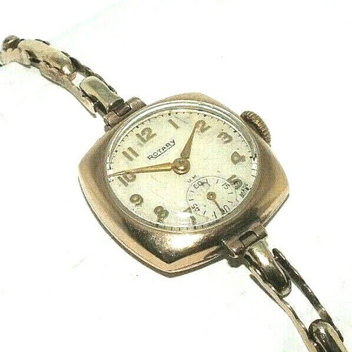 Montre vintage rotary - en, or