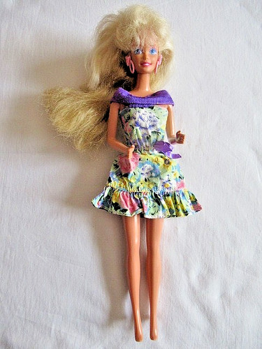 Barbie robe courte fleurie - barbie,