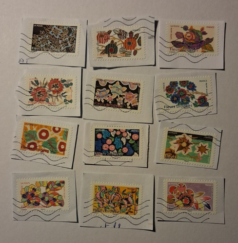 Timbres oblitérés série