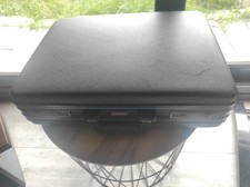 Mallette rigide / porte-documents vintage AIRBUS Italy, motifs intérieurs