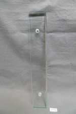 1 plaque de propreté en verre transparent biseauté 24,2 x 4,2 cm (BA94)