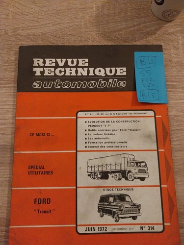 Revue technique ford - technique, transit