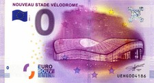 13 MARSEILLE Nouveau stade vélodrome, 2016, Billet Euro Souvenir