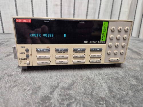 Keithley 7001 switch system - keithley,