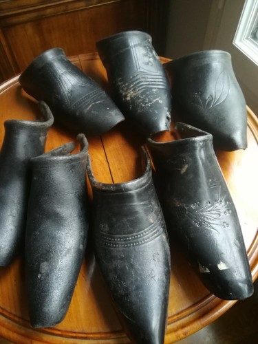 Rare lot ancienne forme sabot - forme,