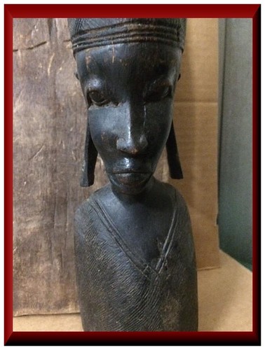 African carved ebony hard - ebony,