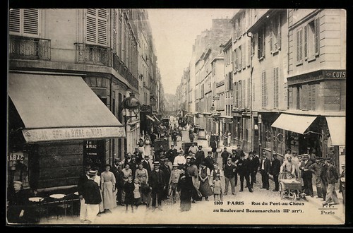 Cpa paris rue - rue, du