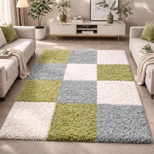 Tapis shaggy moelleux à poils
