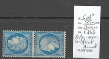 France -Yvert 60A* - TETE