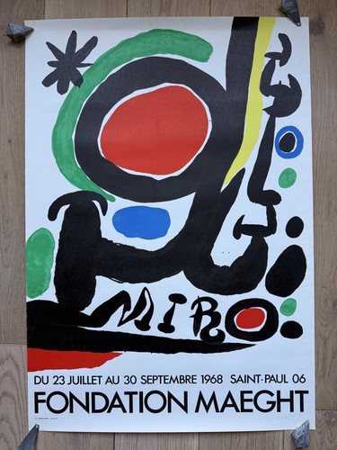 Vintage mirò exhibition - mirò,