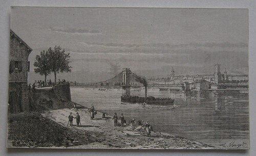 Gravure 1886 valence - gravure,