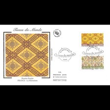 Fdc soie tissus du monde - tissus,