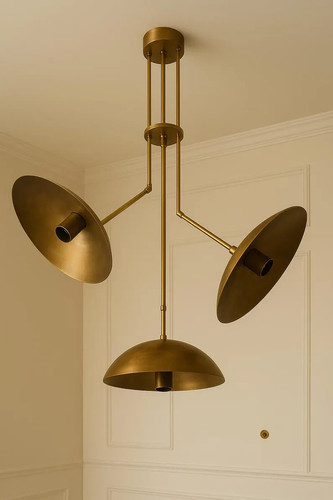 Lustre moderne laiton - lustre,