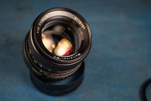 Objectif rolleinar 55mm - objectif, mc