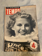 Deuxième Guerre Mondiale: "TEMPO" Magazine Italien en Français n°13 09/1942