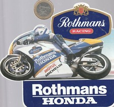 Autocollant. Moto GP. ROTHMANS