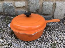 Casserole Wok Orange Volcanique LE CREUSET Fonte Cast Iron