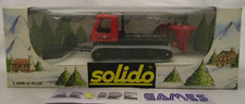 VOITURE 1/50 CAMION TRACTEUR DAMEUR DE PISTE CHENILLE NEIGE - SOLIDO
