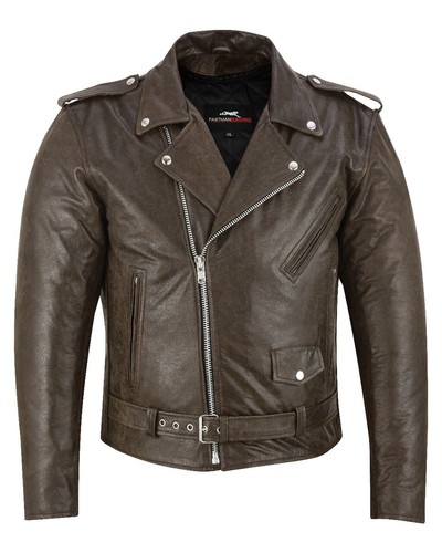 Moto veste cuir - en,