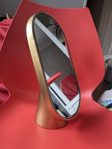 Mirroir doré ovale athezza - doré,
