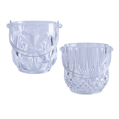 Transparent seau glace - transparent, À
