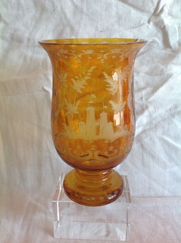 Petit vase verre - , cristallin