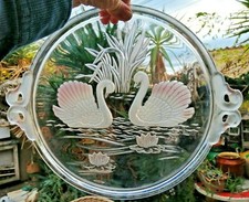 grand plat à tarte décor de