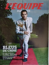 l'EQUIPE JEUX OLYMPIQUES 2008 : ATHLETISME, NATATION...  n° 1361 du 09/08/2008