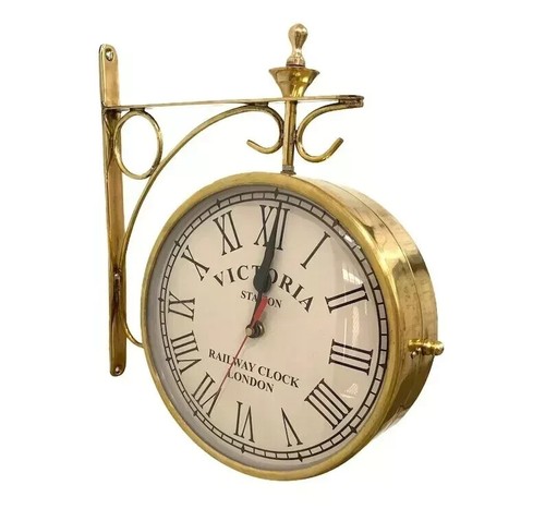 Ancienne horloge murale double