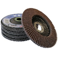 DISQUE A LAMELLE BGS TECHNIC DIAMETRE 125 (LOT DE 5) - GRAIN 40